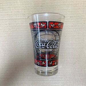 Vintage Coca Cola‎ Stained Glass Tiffany Style Flared Glass